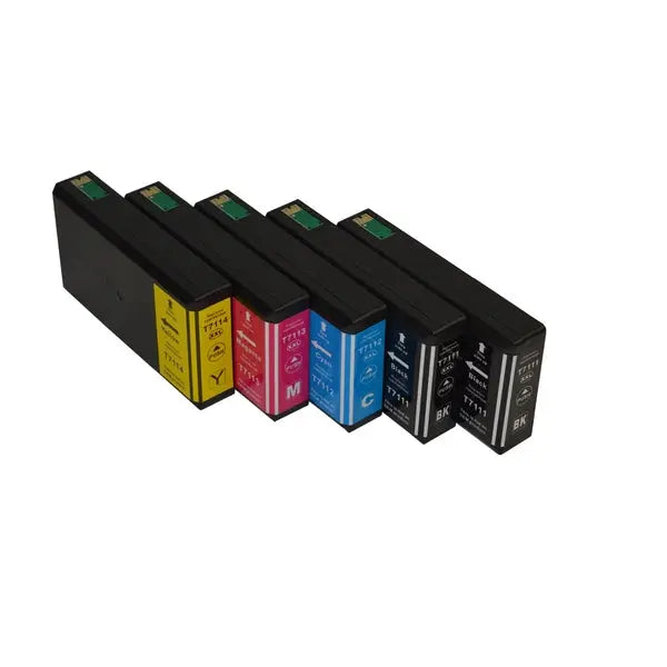 711XXL Series Compatible Inkjet Cartridge Set PLUS Extra Black (5 cartridges) EPSON