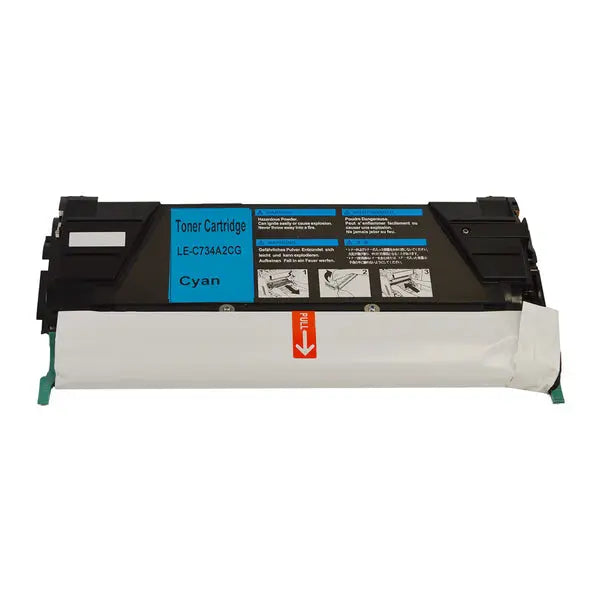 734C Cyan Premium Generic Toner LEXMARK