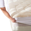 Dreamz Mattress Topper 100% Wool Underlay Reversible Mat Pad Protector Queen Deals499