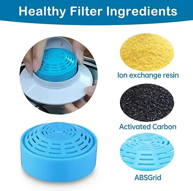 8 x Pet Dog Cat Fountain Filter Replacement Activated Carbon Exchange Filtration System Automatic Water Dispenser Compatible from Deals499 at Deals499
