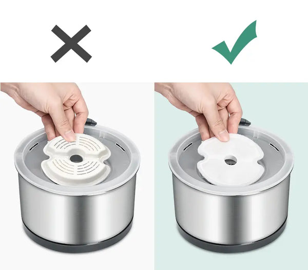 8 x Pet Dog Cat Fountain Filter Replacement Activated Carbon Ion Exchange Resin Triple Filtration System Automatic Water Dispenser Compatible from Deals499 at Deals499