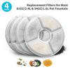 8 x Pet Dog Cat Fountain Filter Replacement Activated Carbon Ion Exchange Resin Triple Filtration System Automatic Water Dispenser Compatible from Deals499 at Deals499