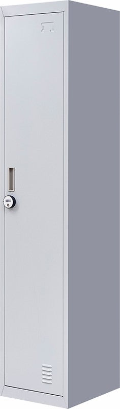 4-Digit Combination Lock One-Door Office Gym Shed Clothing Locker Cabinet Grey Deals499