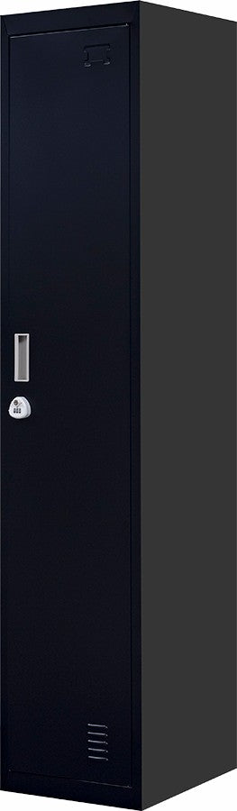 3-Digit Combination Lock One-Door Office Gym Shed Clothing Locker Cabinet Black Deals499