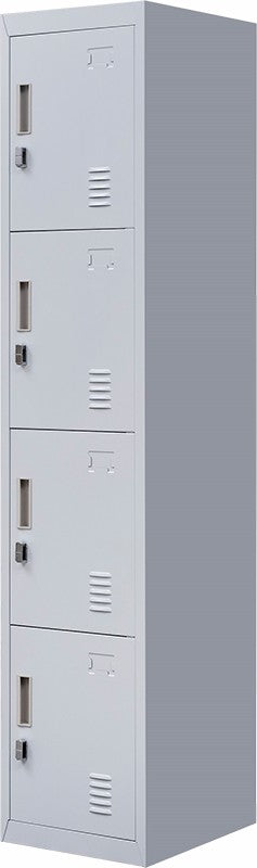 Padlock-operated lock 4 Door Locker for Office Gym Grey Deals499