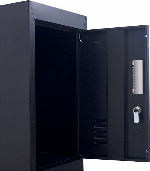 Padlock-operated lock 4 Door Locker for Office Gym Black Deals499