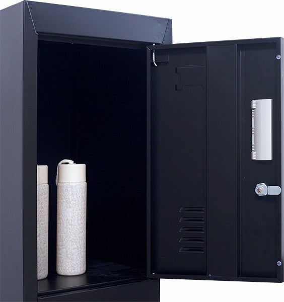 3-digit Combination Lock 4 Door Locker for Office Gym Black Deals499