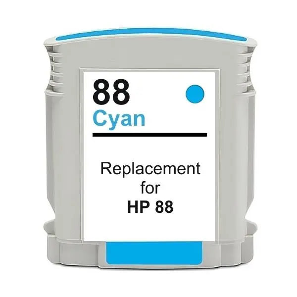 #88 Cyan High Capacity Remanufactured Inkjet Cartridge HP