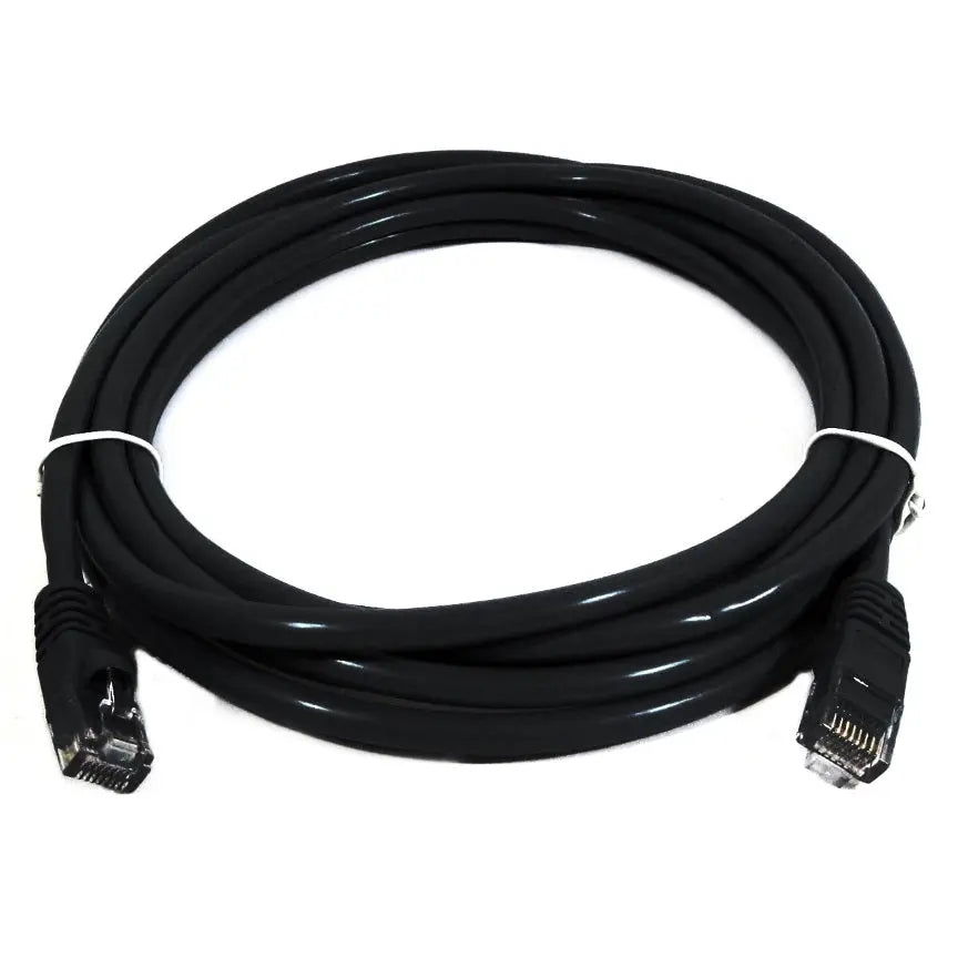 8WARE Cat6a UTP Ethernet Cable 0.5m (50cm) SnaglessÂ Black 8WARE