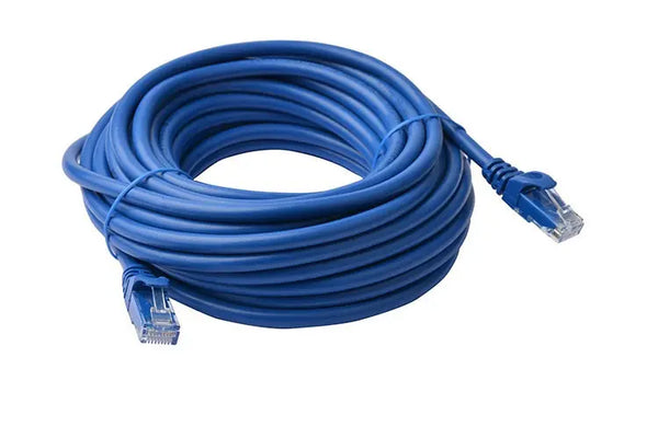 8WARE Cat6a UTP Ethernet Cable 10m SnaglessÂ Blue 8WARE