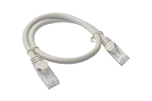 8WARE Cat6a UTP Ethernet Cable 25cm SnaglessÂ Grey 8WARE
