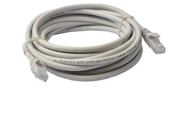 8WARE Cat6a UTP Ethernet Cable 5m Snagless Grey 8WARE
