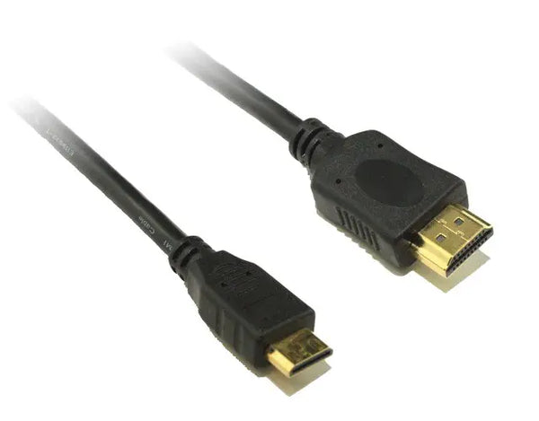 8WARE Mini HDMI to High Speed HDMI Cable 3m Male to Male~AT-HDMIV1.4BN-3M 8WARE
