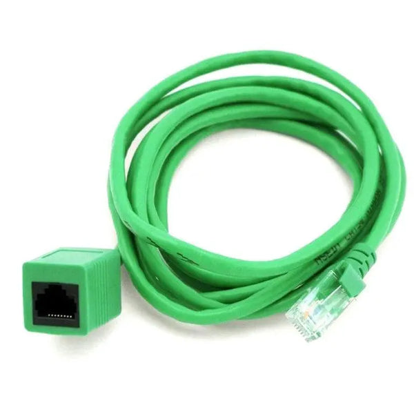 8WARE RJ45 Male to Female Cat5e Network/ Ethernet Cable 2m Green - Standard network extension cable 8WARE