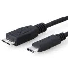 8WARE USB 3.1 Cable 1m Type-C to Micro B Male to Male Black 10Gbps 8WARE