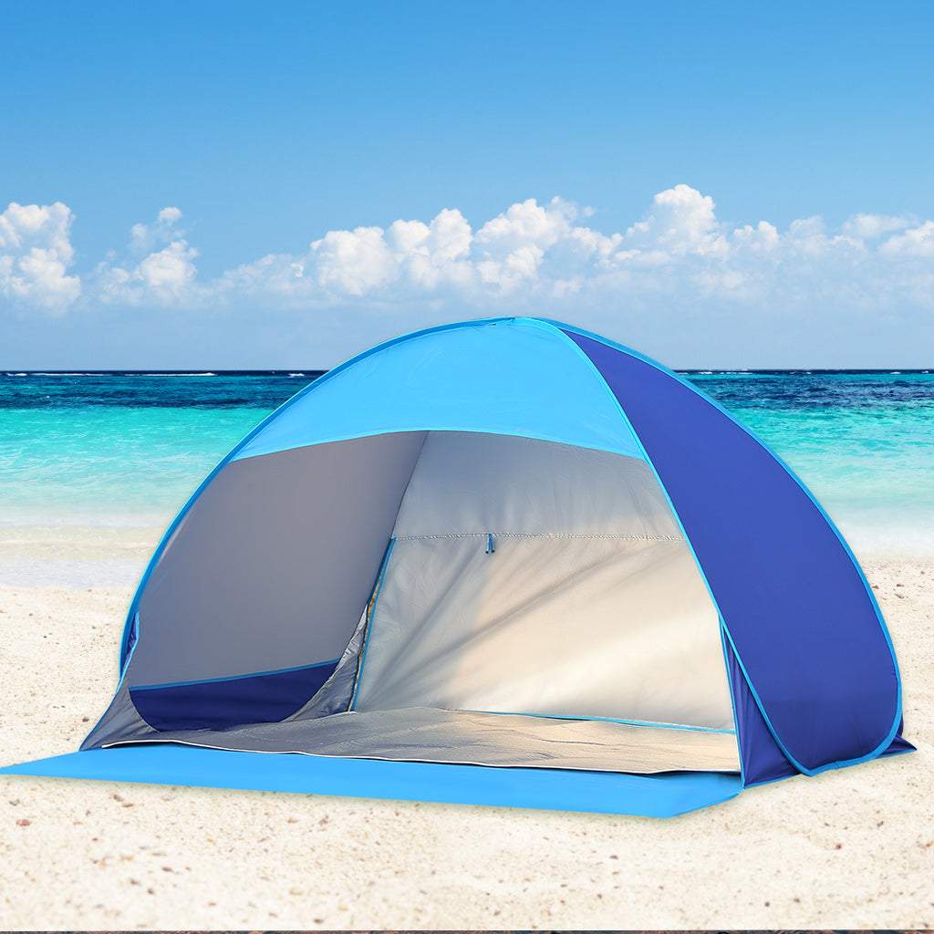 Mountview Pop Up Tent Camping Beach Tents 2-3 Person Hiking Portable Shelter Deals499