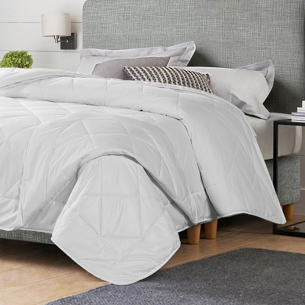 DreamZ 100% Wool Quilt 2-Piece 400/600GSM Doona Duvet Down Winter Summer Double DreamZ