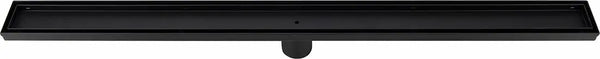 900mm Tile Insert Bathroom Shower Black Grate Drain w/Centre outlet Floor Waste Deals499