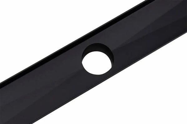 900mm Tile Insert Bathroom Shower Black Grate Drain w/Centre outlet Floor Waste Deals499