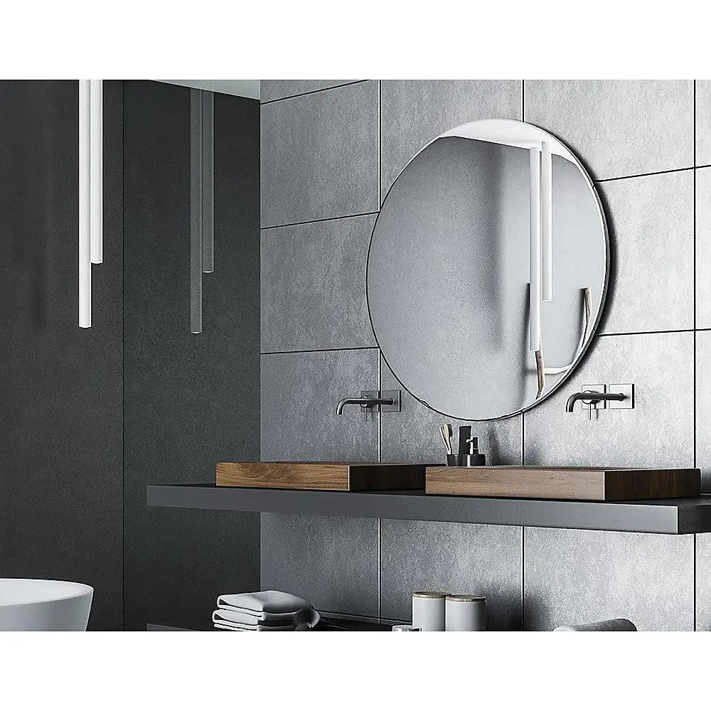 90cm Round Wall Mirror Bathroom Makeup Mirror by Della Francesca Deals499