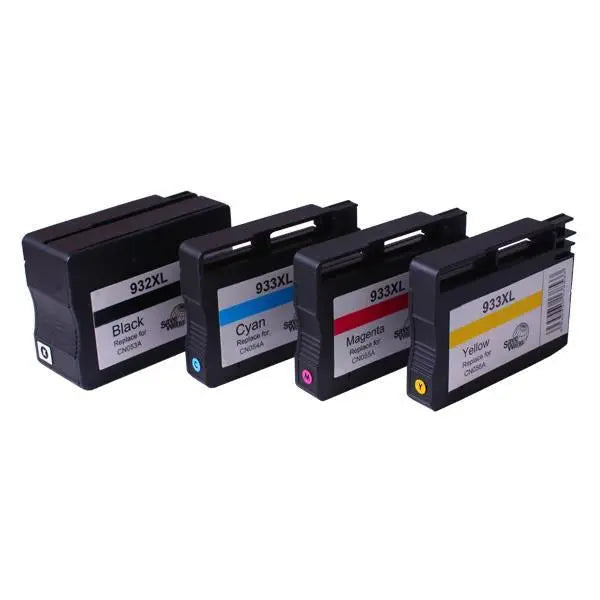 932XL 933XL Remanufactured Inkjet Cartridge Set 4 Cartridges HP