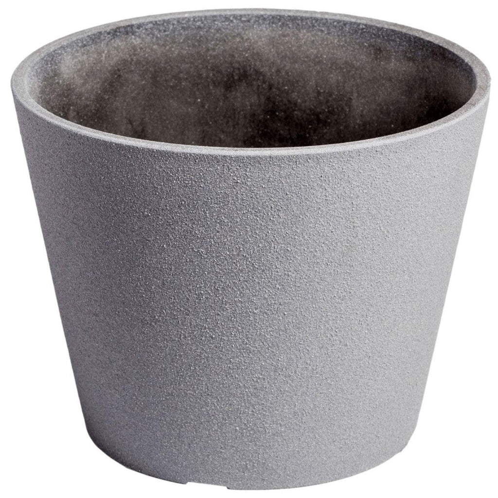 Rendered Grey Planter Pot 25cm Deals499