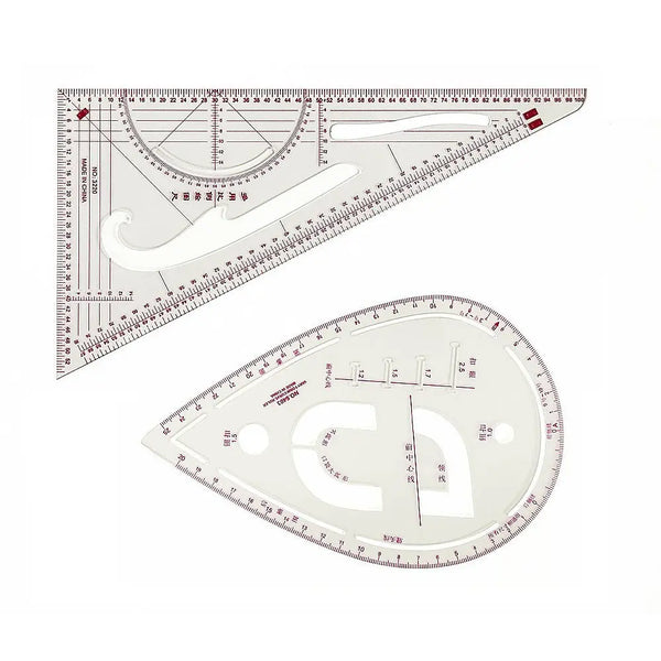 9pc French Curve Ruler Set DIY Sewing Pattern Measuring Tool for Dressmaker Deals499