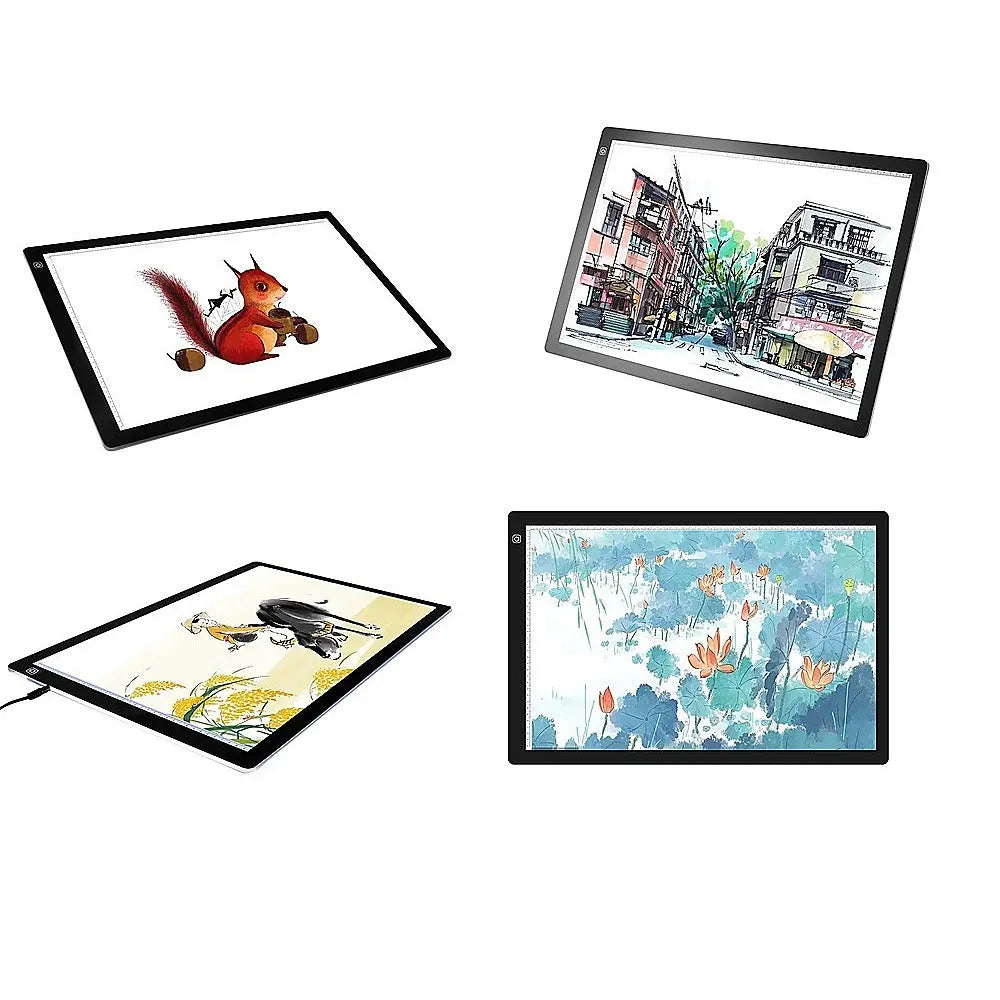 A2 LED Light Box Tracing Board Art Design Stencil Tattoo Copy Drawing Pad Deals499