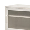 ArtissIn Double Mesh Door Storage Cabinet Organizer Bedroom White Deals499