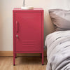 ArtissIn Mini Metal Locker Storage Shelf Organizer Cabinet Bedroom Pink Deals499