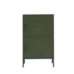 ArtissIn Double Storage Cabinet Shelf Organizer Bedroom Green Deals499