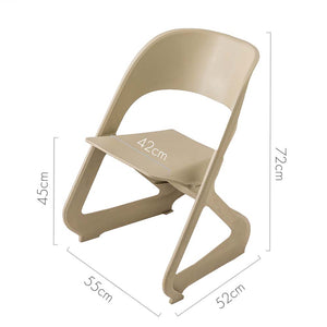 ArtissIn Set of 4 Dining Chairs Office Cafe Lounge Seat Stackable Plastic Leisure Chairs Beige Deals499