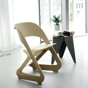 ArtissIn Set of 4 Dining Chairs Office Cafe Lounge Seat Stackable Plastic Leisure Chairs Beige Deals499