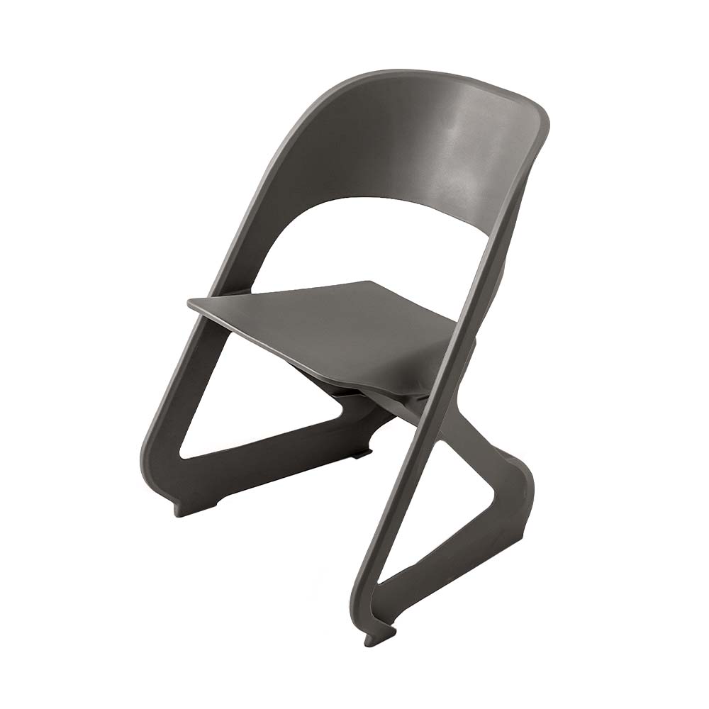 ArtissIn Set of 4 Dining Chairs Office Cafe Lounge Seat Stackable Plastic Leisure Chairs Grey Deals499