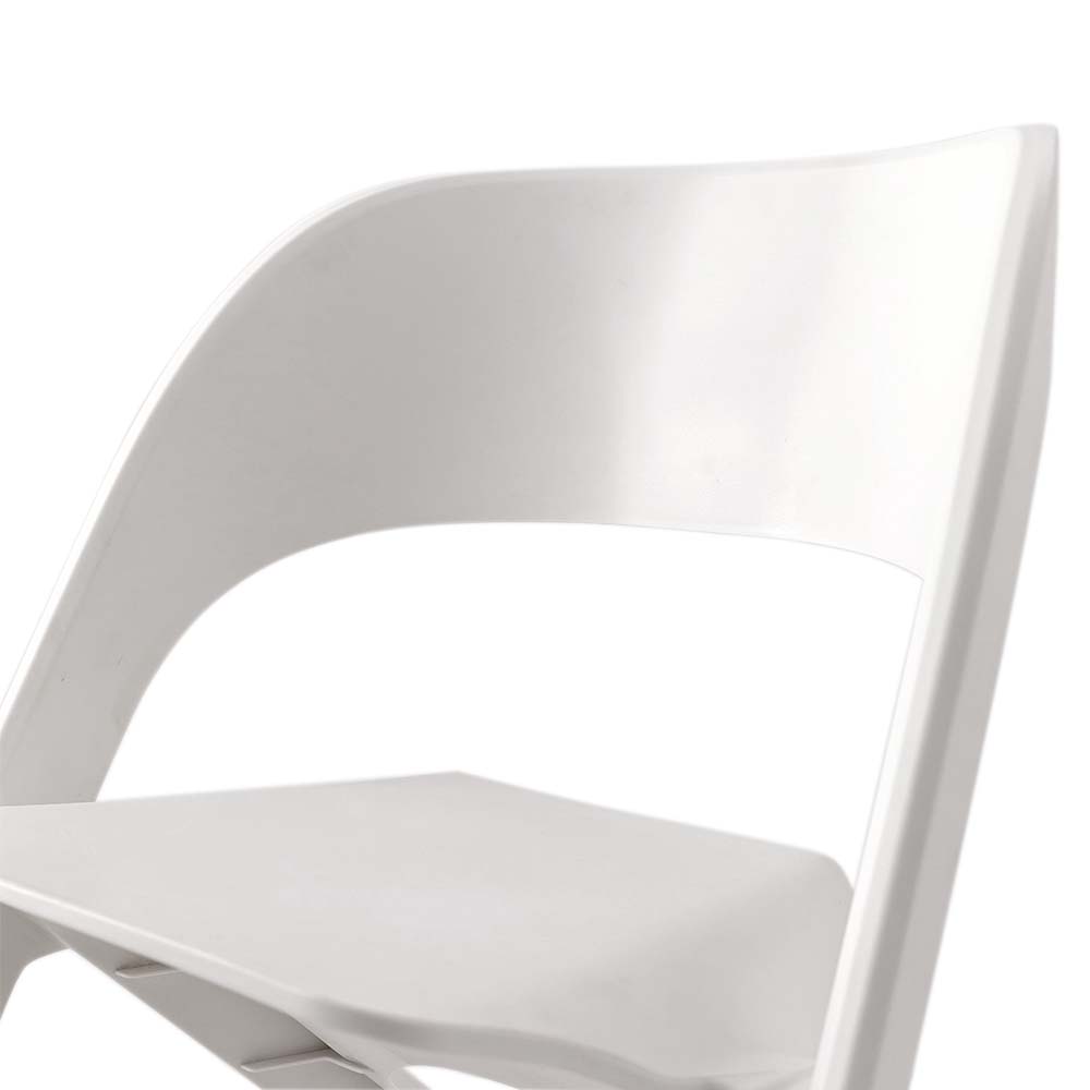 ArtissIn Set of 4 Dining Chairs Office Cafe Lounge Seat Stackable Plastic Leisure Chairs White Deals499