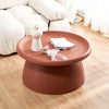 ArtissIn Coffee Table Mushroom Nordic Round Large Side Table 70CM Red Deals499