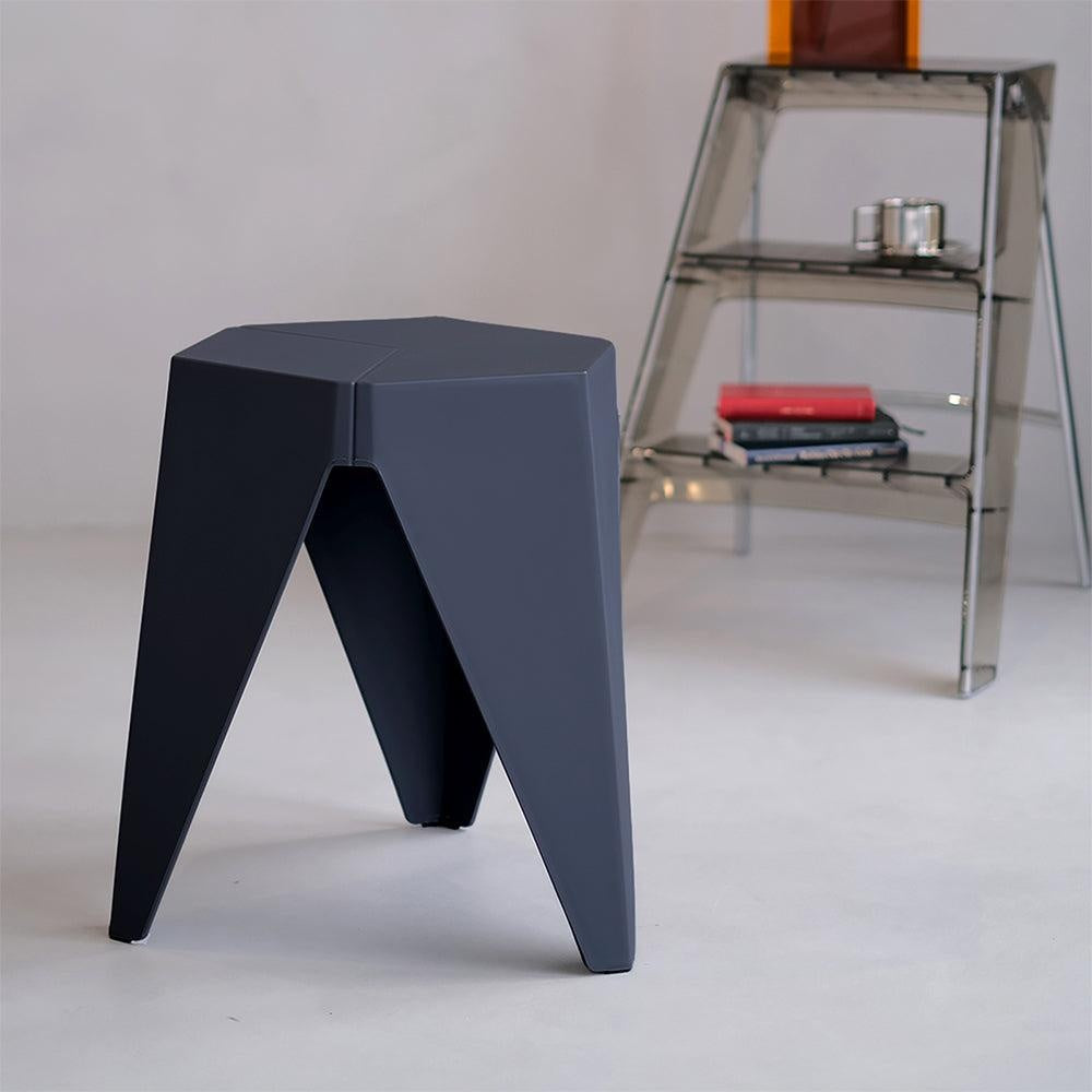 ArtissIn Set of 2 Puzzle Stool Plastic Stacking Stools Chair Outdoor Indoor Blue Deals499