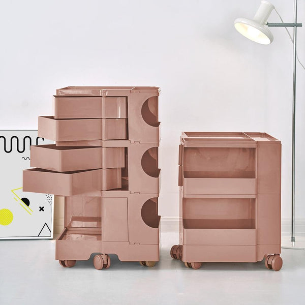 ArtissIn Replica Boby Trolley Mobile Storage Cart Shelf Drawer 3 Tier Pink Deals499