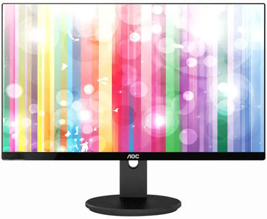 AOC 27' IPS 5ms Full HD Frameless Monitor - VGA/HDMI/DP Speaker VESA100mm AOC
