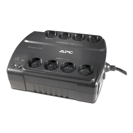 APC Back Up UPS, 550VA, 230V, 330W, 8 x Power Sockets, Wall Mountable, Perfect Battery Backup & Surge Protection for Home Computers, 2 Year Warranty APC