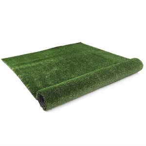 Primeturf Artificial Grass Synthetic Fake Turf Plant Plastic Lawn Olive 10mm Deals499