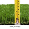 Primeturf Synthetic 30mm  0.95mx20m  19sqm Artificial Grass Fake Lawn Turf Plastic Plant White Bottom Deals499