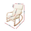 Artiss Fabric Rocking Armchair - Beige Deals499
