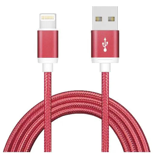 ASTROTEK 1m USB Lightning Data Sync Charger Red Color Cable for iPhone 7S 7 Plus 6S 6 Plus 5 5S iPad Air Mini iPod ASTROTEK