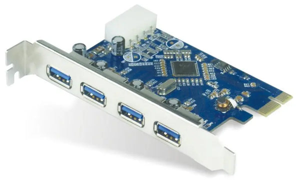 ASTROTEK 4x Ports USB 3.0 PCIe PCI Express Add-on Card Adapter 5Gbps Windows XP/7/8/10 Server 2008 & later Renesas 720201 Chipset ~USSUN-USB4300NS ASTROTEK