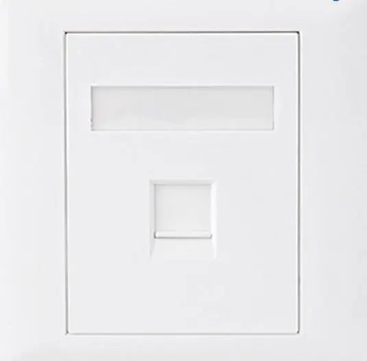 ASTROTEK CAT5e RJ45 Wall Face Plate 86x86mm 1 Port Socket Kit ASTROTEK