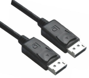 ASTROTEK DisplayPort DP Cable 3m - 20 pins Male to Male 1.2V 30AWG Gold Plated Assembly type Black PVC Jacket RoHS ~CBDPMM3 ASTROTEK