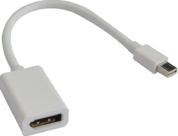 ASTROTEK Mini DisplayPort DP to DisplayPort DP Adapter Converter - 20 pins Male to Female Nickle Plated RoHS ASTROTEK