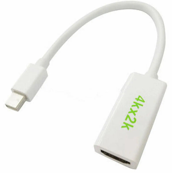 ASTROTEK Mini DisplayPort DP to HDMI Converter Adapter Cable 15cm - 20 pins Male to 19 pins Female 4096x2160 @ 60Hz Nickle RoHS~CB8W-GC-MDPHDMI ASTROTEK
