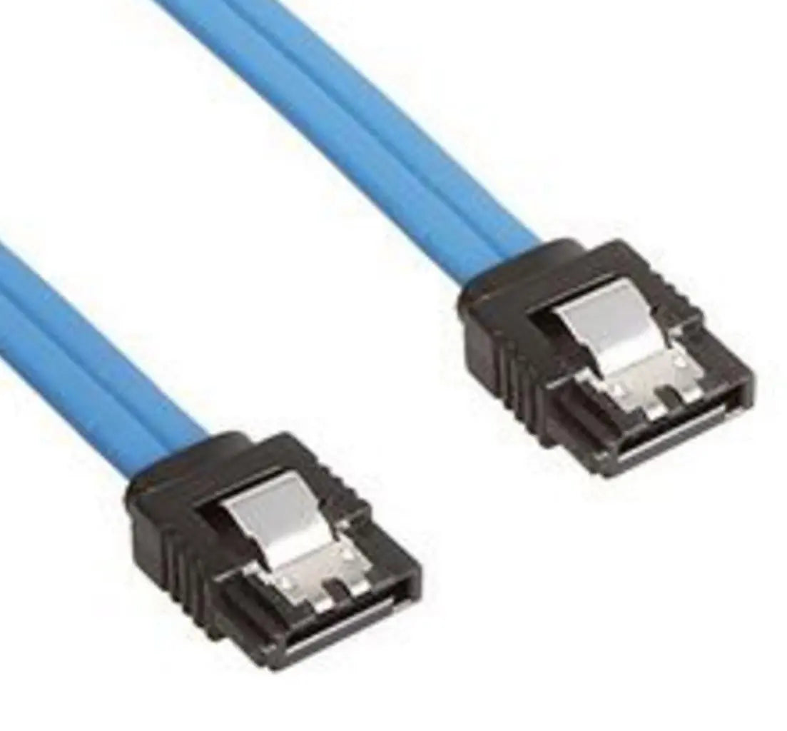 ASTROTEK SATA 3.0 Data Cable 30cm Male to Male Straight 180 to 180 Degree with Metal Lock 26AWG Blue ~CB8W-FC-5080 ASTROTEK